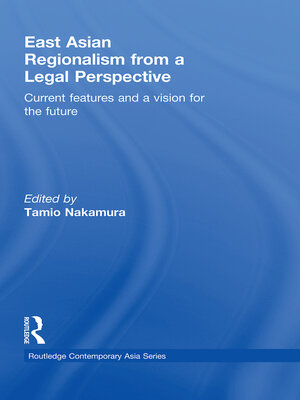 cover image of East Asian Regionalism from a Legal Perspective